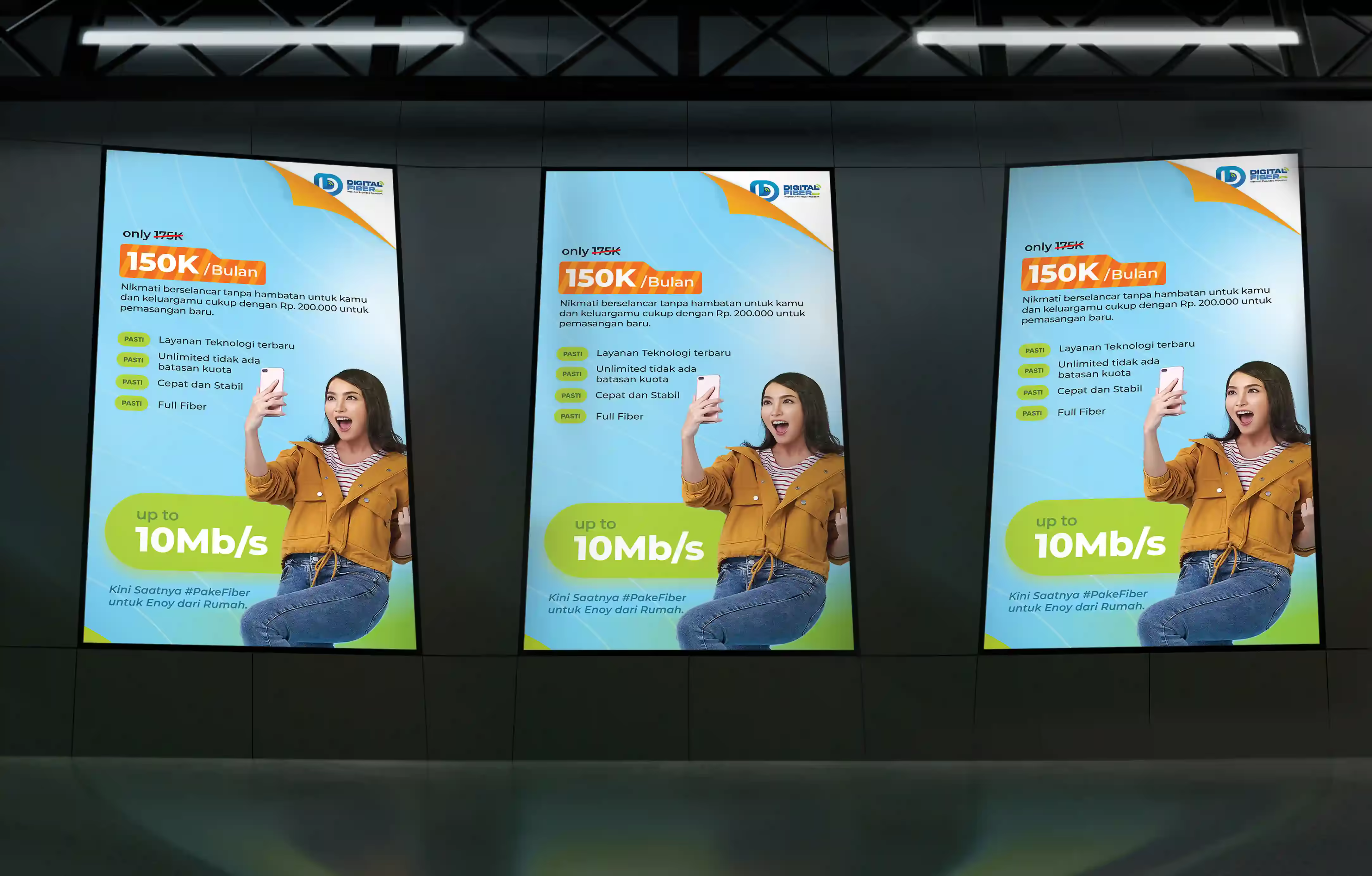 Digital Fibernet - Wall Banner