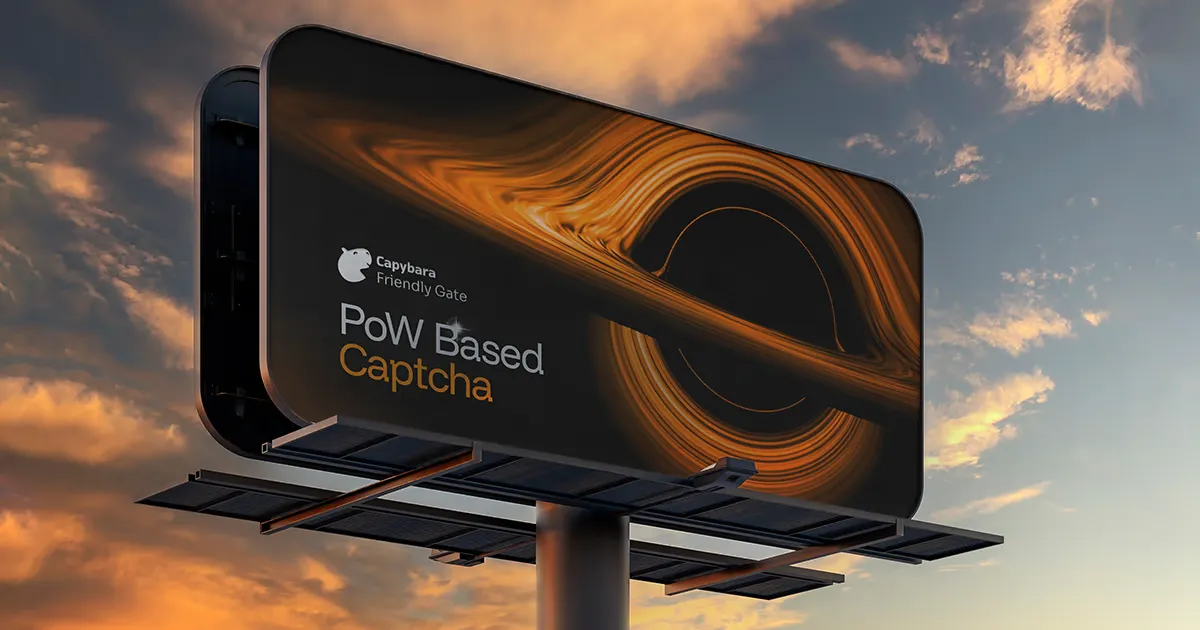 Capybara: PoW based & Serverless CAPTCHA