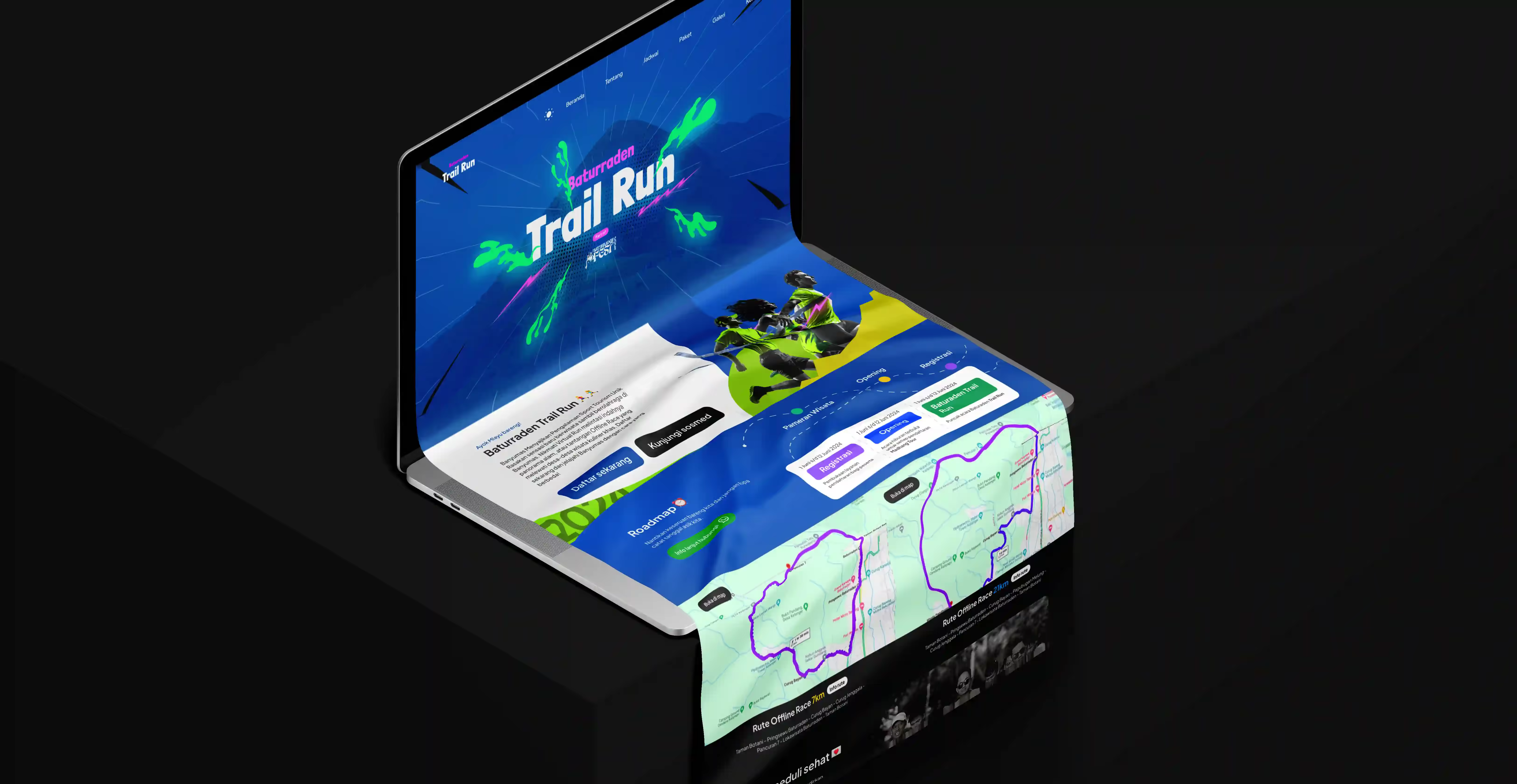 Baturraden Trail Run - Landing page