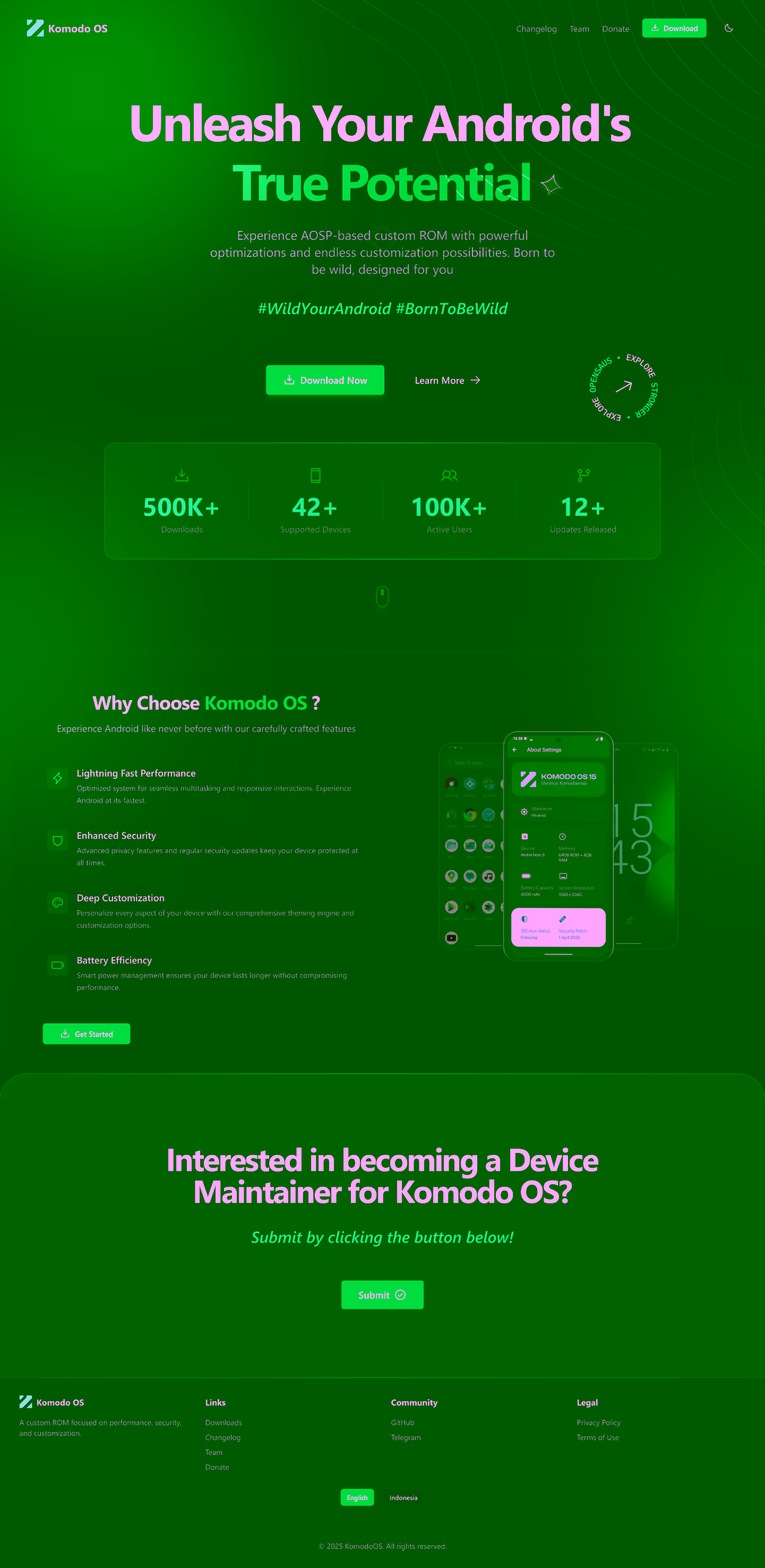 KomodoOS - Official Page